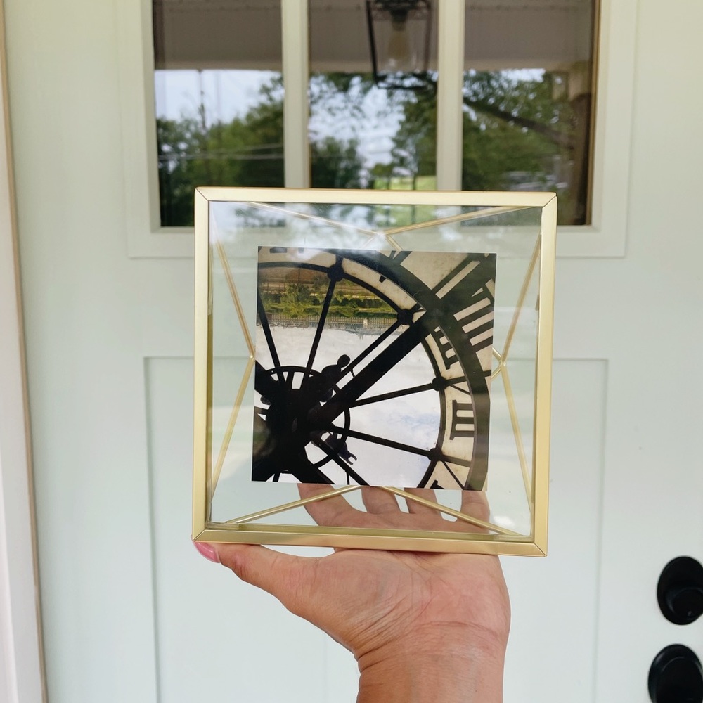 Gold Geometric Picture Frame